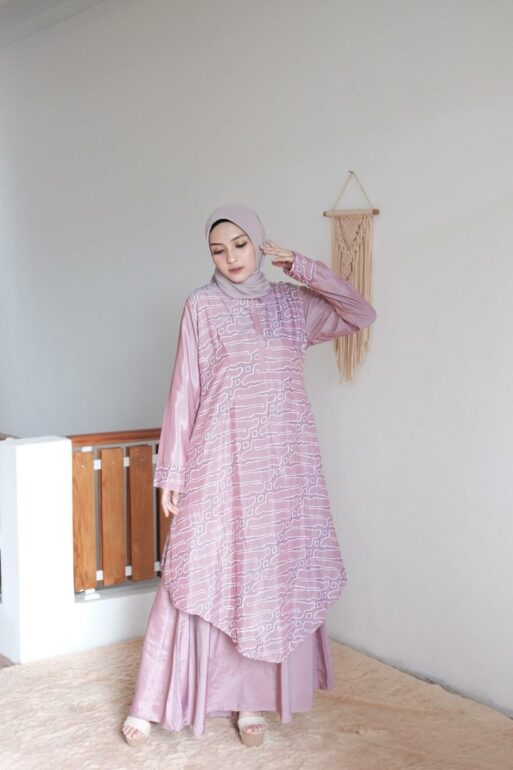 Catalia Batik - Calyta Dress Series 2 Pink Nude
