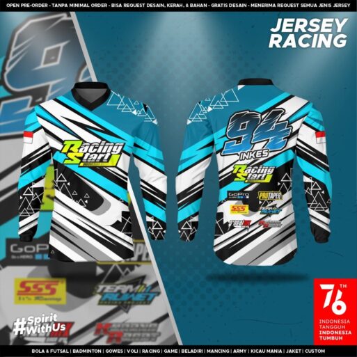 Jersey Satuan Kaos Racing