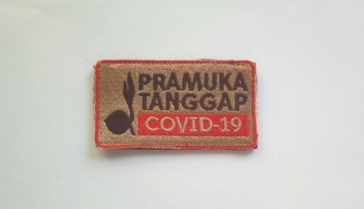 Badge Pramuka Tanggap Covid-19