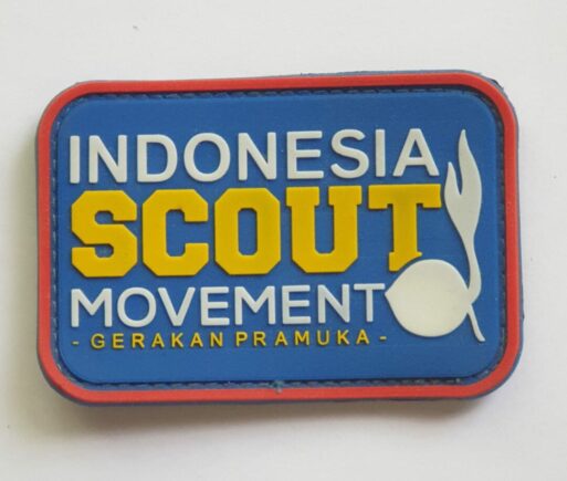 Badge Indonesia Scout Movement Rubber