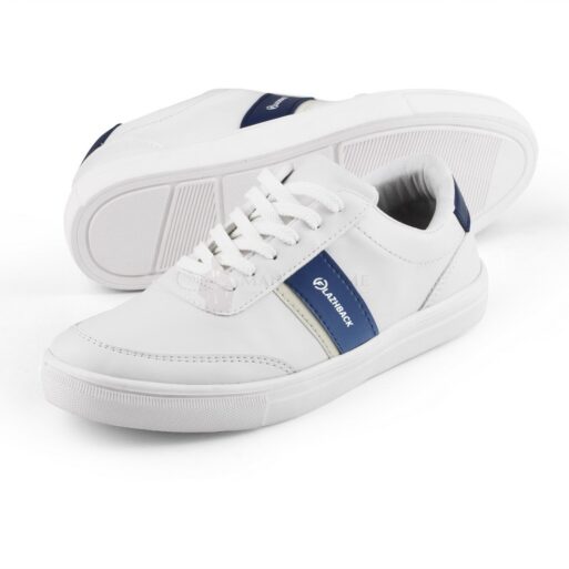 Sepatu Sneakers Pria Casual F1201 WHITE-BLUE