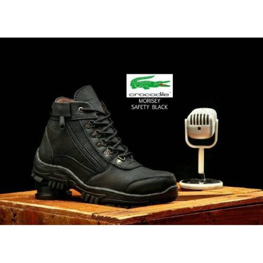 Sepatu Boots Pria Morisey Safety / Ujung Besi