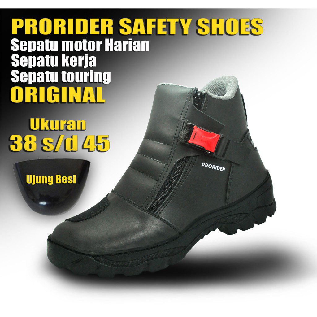 Sepatu Touring Safety Ujung Besi Sepatu Touring Safety Ujung Besi