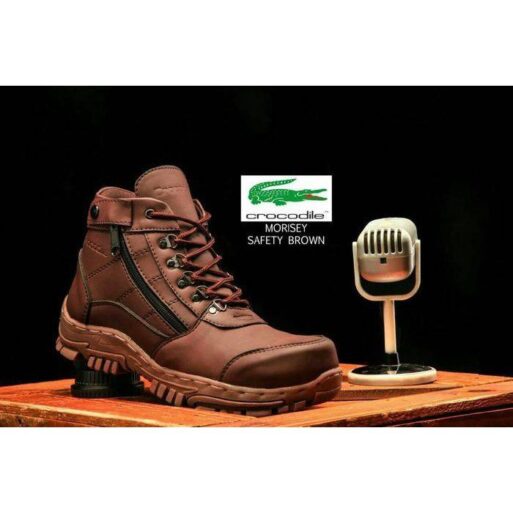 Sepatu Boots Pria Morisey Safety / Ujung Besi