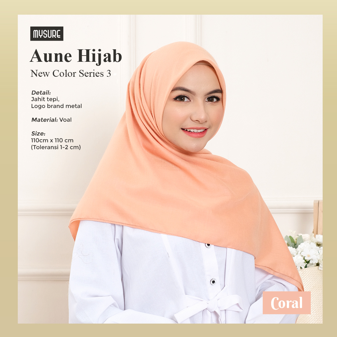 Aune Square Hijab - New Color