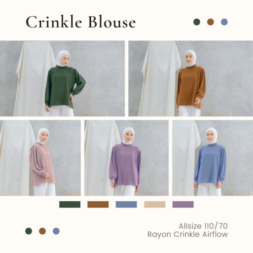 Modesee - Crinkle Blouse
