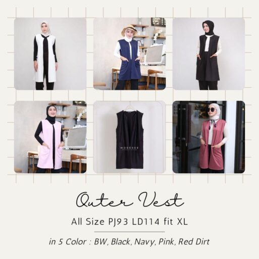 Outer Vest by Modesee