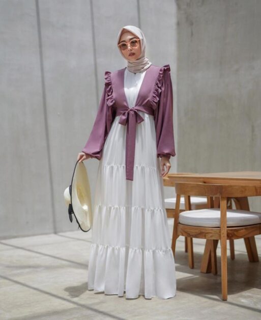 Kaira Dress Muslim + Cardigan