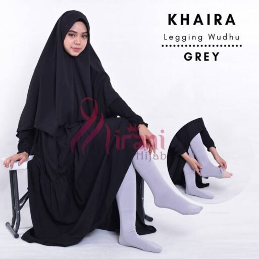 Mirani Hijab Legging Wudhu Kaira Big GREY