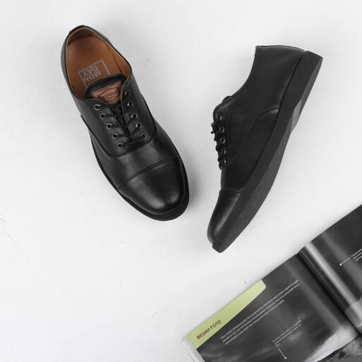OXFORD FULL BLACK |ManNeedMe x Monday| Sepatu Pantofel Pria Formal ORI Sepatu Pantofel Pria Formal ORI