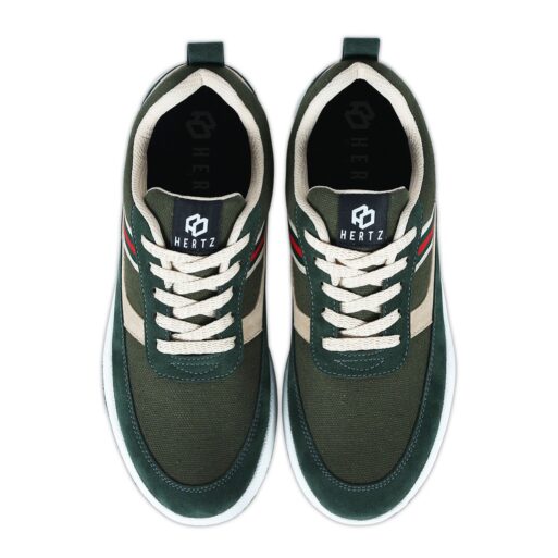 Sepatu Sneaker Pria Terbaru H 2836 Brand Hertz Sepatu Kets Sepatu Sekolah Warna Hijau