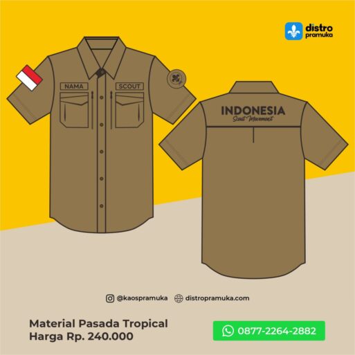 Kemeja Indonesia Scout Movement Kemeja Indonesia Scout Movement