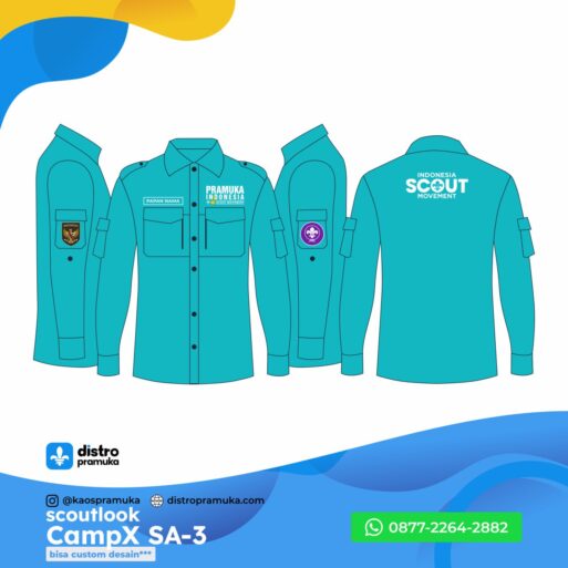 Baju PDL Scoutlook CampX SA -3
